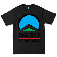 Black Big Sky Montana Champion Premium Tee - linhVisuals