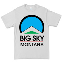 Dove Grey Big Sky Montana Champion Premium Tee - linhVisuals