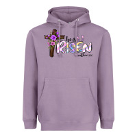Lavender easter he is risen matthew 28 6 Heavyweight Hoodie - Jasminsmagicworld