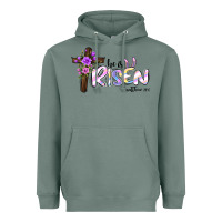 Sage easter he is risen matthew 28 6 Heavyweight Hoodie - Jasminsmagicworld