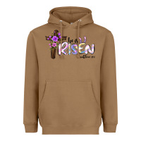 Toasted Coconut easter he is risen matthew 28 6 Heavyweight Hoodie - Jasminsmagicworld