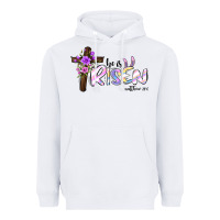 White easter he is risen matthew 28 6 Heavyweight Hoodie - Jasminsmagicworld