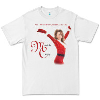 White Mariah Carey Merry Christmas vintage retro Premium Tee - linhVisuals