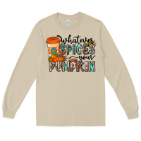 Mushroom whatever spices your pumpkin Long Sleeve Tee - CowhideDigitalArt