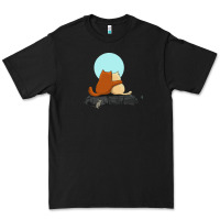 Black two cats Premium Tee - linhVisuals