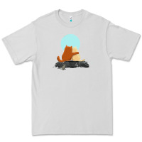 Dove Grey two cats Premium Tee - linhVisuals