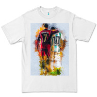 White messi and ronaldo Premium Tee - linhVisuals