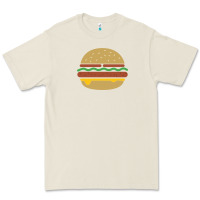 Bone vintage burger print Premium Tee - linhVisuals