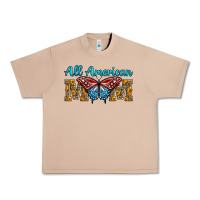 Burro All American Mom Butterfly Urban Heavy Tee - LillyAllenDesigns