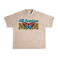 French Oak All American Mom Butterfly Urban Heavy Tee - LillyAllenDesigns