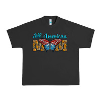 Pigment Black All American Mom Butterfly Urban Heavy Tee - LillyAllenDesigns