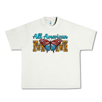 Pistachio All American Mom Butterfly Urban Heavy Tee - LillyAllenDesigns