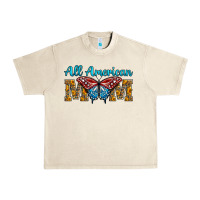 Sandshell All American Mom Butterfly Urban Heavy Tee - LillyAllenDesigns