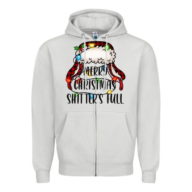 Merry Christmas Shitter's Full,  Christmas Vacation Zipper Hoodie by Jasminsmagicworld | Teevron