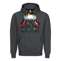 Smoke merry christmas shitter's full,  christmas vacation Zipper Hoodie - Jasminsmagicworld
