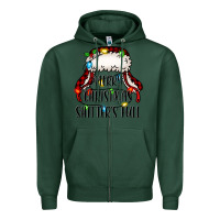 Sports Green merry christmas shitter's full,  christmas vacation Zipper Hoodie - Jasminsmagicworld