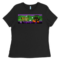Black halloween mini 11 oz mug Ladies Tee - BundleAndBundleShop