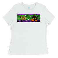 White halloween mini 11 oz mug Ladies Tee - BundleAndBundleShop