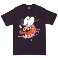 Plum courage the cowardly dog Premium Tee - linhVisuals