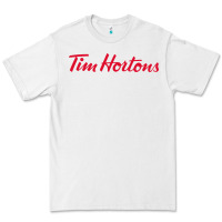 White Tim Hortons Premium Tee - linhVisuals