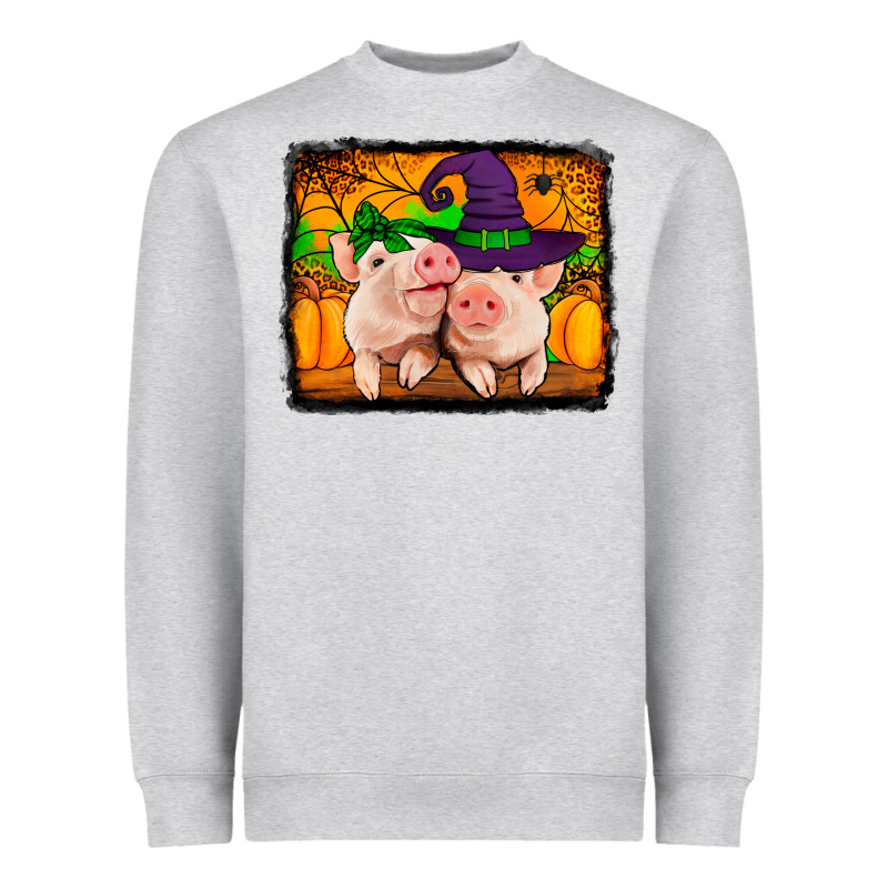 Halloween Pigs Heavyweight Sweatshirt by Jasminsmagicworld | Teevron