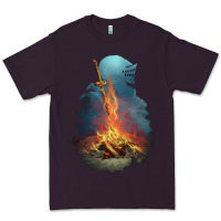 Plum Souls Bonfire Premium Tee - linhVisuals
