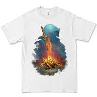 White Souls Bonfire Premium Tee - linhVisuals
