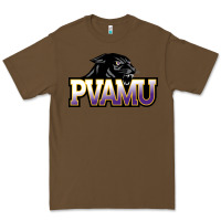 Cacao Prairie View A&M Panthers And Lady Panthers Rectangle Patch Premium Tee - linhVisuals