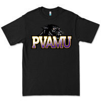 Black Prairie View A&M Panthers And Lady Panthers Rectangle Patch Premium Tee - linhVisuals