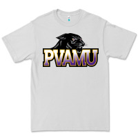 Dove Grey Prairie View A&M Panthers And Lady Panthers Rectangle Patch Premium Tee - linhVisuals