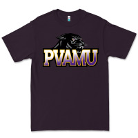 Plum Prairie View A&M Panthers And Lady Panthers Rectangle Patch Premium Tee - linhVisuals