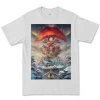 Dove Grey The Painted World Premium Tee - linhVisuals