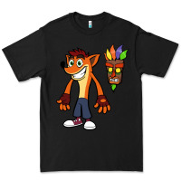 Black CRASH BANDICOOT Premium Tee - linhVisuals