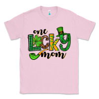 Bubblegum Pink One lucky mom St. Patrick's Classic Tee - OliviaCreatesArt