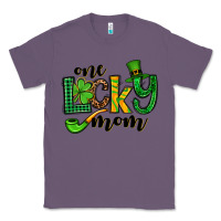 Lavender One lucky mom St. Patrick's Classic Tee - OliviaCreatesArt