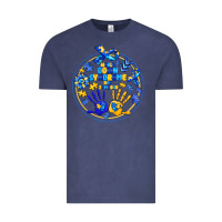 Vintage Denim World Down Syndrome Day Vintage Tee - CowhideDigitalArt