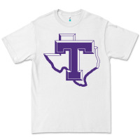 White tarleton tontexas Premium Tee - linhVisuals