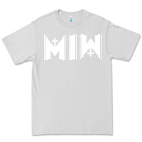 Dove Grey Motionless In White Premium Tee - linhVisuals