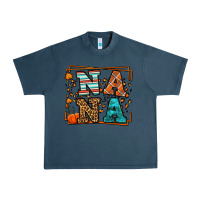 Midnight Navy Fall Autumn Leopard Nana Urban Heavy Tee - LillyAllenDesigns