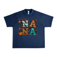 Navy Fall Autumn Leopard Nana Urban Heavy Tee - LillyAllenDesigns