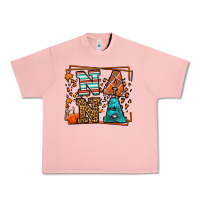 Salmon Fall Autumn Leopard Nana Urban Heavy Tee - LillyAllenDesigns