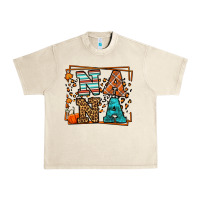 Sandshell Fall Autumn Leopard Nana Urban Heavy Tee - LillyAllenDesigns