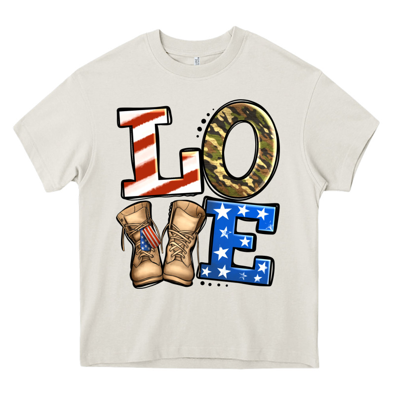 Love 4th Of July Army Veteran Heavy Core Tee by Jasminsmagicworld | Teevron