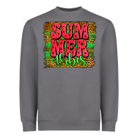 Storm summer vibes watermelon leopard background Heavyweight Sweatshirt - Jasminsmagicworld