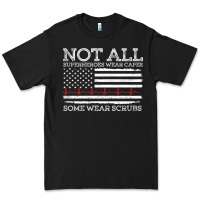 Black nurses not all superheroes wear caps some wear scrubs nurse supportive Premium Tee - linhVisuals