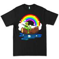 Black the rainbow connection Premium Tee - linhVisuals