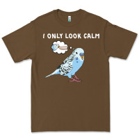 Cacao parakeet bird biting finger funny i only look calm Premium Tee - linhVisuals