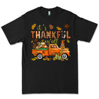 Black it's thankful y'all with truck bbs Premium Tee - BundleAndBundleShop