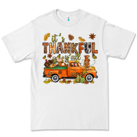 White it's thankful y'all with truck bbs Premium Tee - BundleAndBundleShop