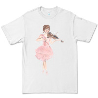 White lindsey stirling Premium Tee - linhVisuals